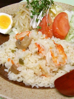 母の味!海老ピラフ!-レシピのメイン写真