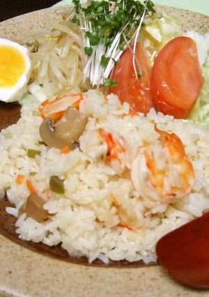 母の味!海老ピラフ!-レシピのメイン写真