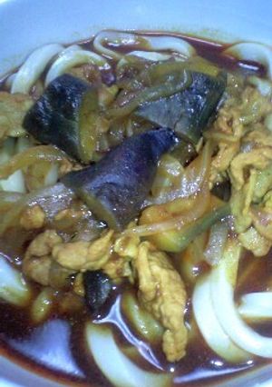 なすカレーうどん-レシピのメイン写真