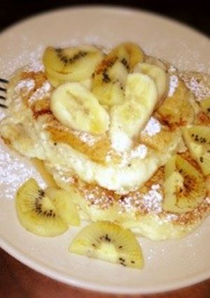 もちふわ☆とろける豆腐パンケーキ！-レシピのメイン写真