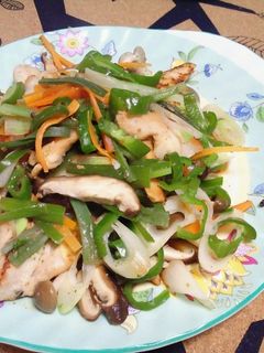 塩麹で★野菜たっぷりササミの蒸し焼き-レシピのメイン写真