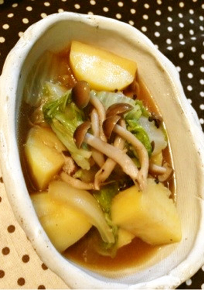 炊飯器で！白菜とジャガイモの煮物♪-レシピのメイン写真