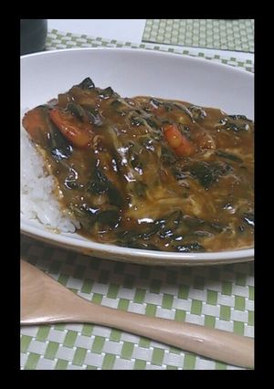 海老とほうれん草とチーズのカレー-レシピのメイン写真