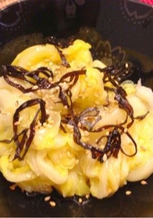 キャベツと塩昆布とごま油風味和え♡-レシピのメイン写真