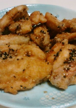 鶏手羽の甘辛あげ　-レシピのメイン写真