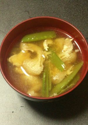きぬさやで卵スープ-レシピのメイン写真