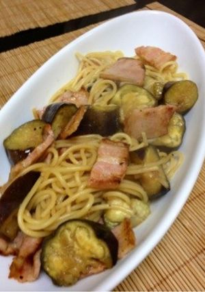 なすとベーコンのウマうま和風スパゲティ-レシピのメイン写真