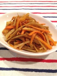 カレーきんぴらごぼう-レシピのメイン写真