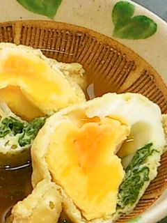 麺つゆで袋煮★玉子&油揚げ《信田煮》-レシピのメイン写真