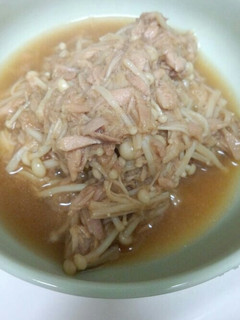 ツナとえのきの簡単煮-レシピのメイン写真