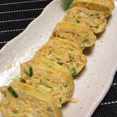รูปของ 新玉ねぎの卵焼き〜味噌風味〜