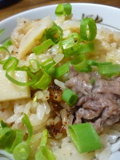 牛肉と筍の炊き込みご飯-レシピのメイン写真