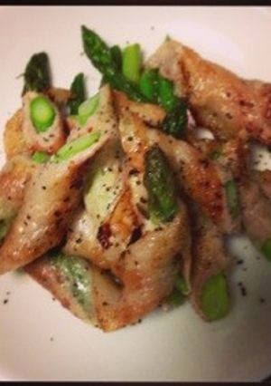 お弁当に♪アスパラ豚バラの巻き〜-レシピのメイン写真