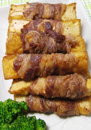 簡単!厚揚げの肉巻き-レシピのメイン写真