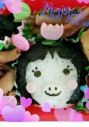 簡単キャラ弁☆ももかっぱちゃん☆-レシピのメイン写真