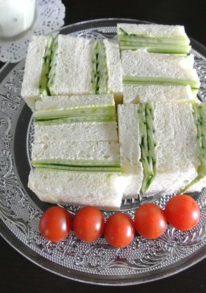 キューカンバーサンド（胡瓜だけのサンド）-レシピのメイン写真