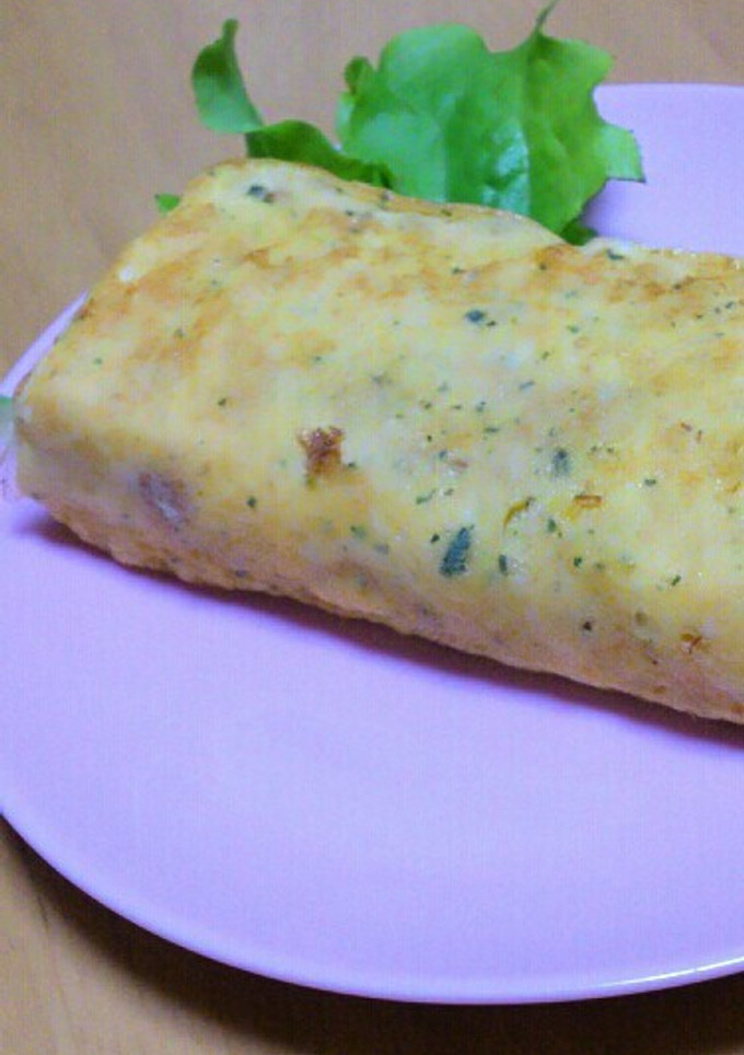 お麩で簡単 ふっくらふわふわ卵焼き-レシピのメイン写真