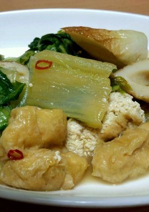 白菜と油揚げの煮物-レシピのメイン写真