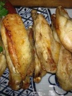 鶏手羽中の塩コショウ☆ガーリック焼き-レシピのメイン写真