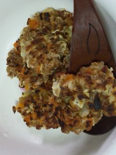 離乳食 簡単納豆おやき-レシピのメイン写真