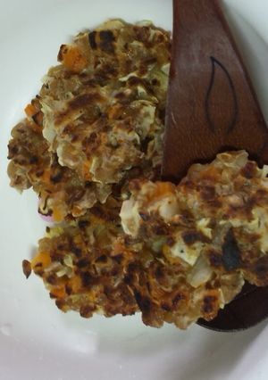 離乳食 簡単納豆おやき-レシピのメイン写真
