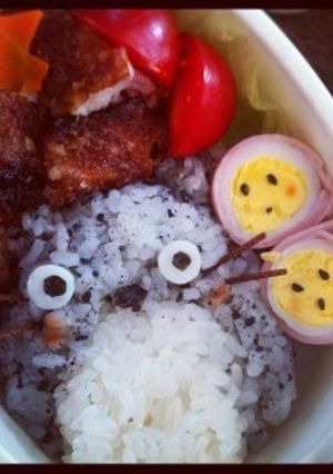 トトロ　キャラ弁-レシピのメイン写真