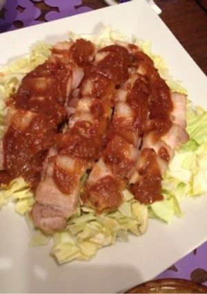 レンジで簡単☆豚バラ焼豚生姜味噌風味-レシピのメイン写真