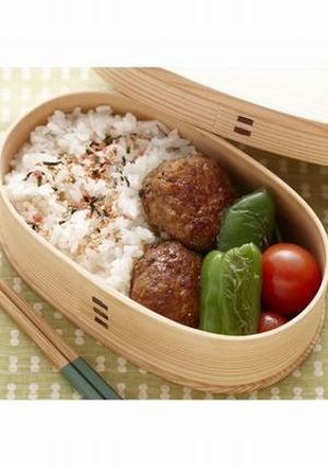 シャキシャキれんこんのハンバーグ弁当-レシピのメイン写真