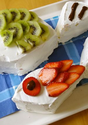 こどもの日に　二匹のこいのぼりケーキ-レシピのメイン写真