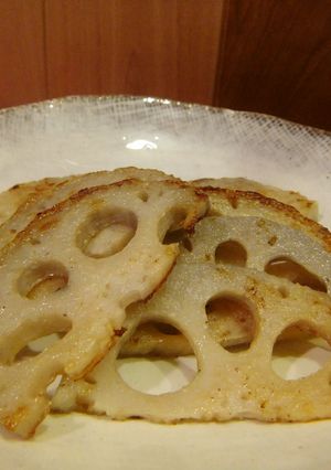 シンプルに＊焼きれんこん＊-レシピのメイン写真