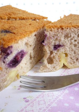 朝食にも★HMブル−ベリー炊飯器ケーキ-レシピのメイン写真