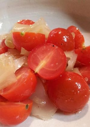 ミニトマトとザーサイのサラダ-レシピのメイン写真