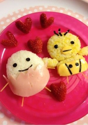 キャラ弁に〜簡単☆たまひよ-レシピのメイン写真