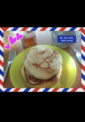 覚え書き、ふんわりホットケーキ-レシピのメイン写真
