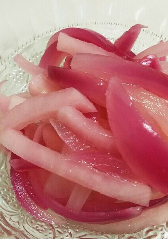 大根と玉ねぎの甘酢漬け＊デリ風ピクルス-レシピのメイン写真