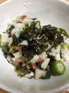 簡単☆オクラと長芋のさっぱり和え-レシピのメイン写真