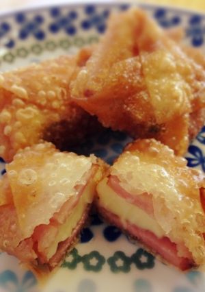残り物で☆チャーシューチーズ揚げ☆-レシピのメイン写真