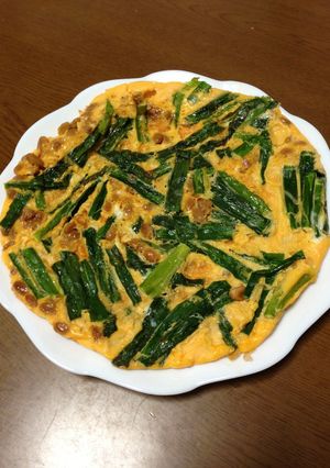 にら納豆たまごとじ☆-レシピのメイン写真