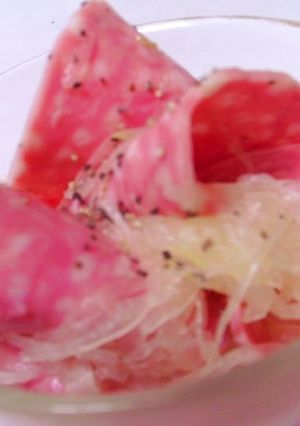 カレーのお供に是非♪ソフトサラミのマリネ-レシピのメイン写真