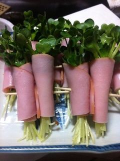 超簡単カイワレハム巻-レシピのメイン写真