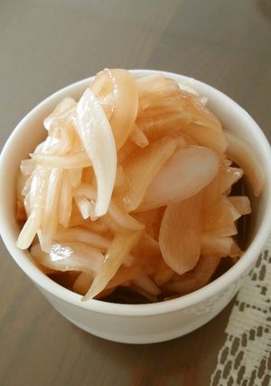 旬を食す~新玉ねぎの生姜入りマリネ~-レシピのメイン写真