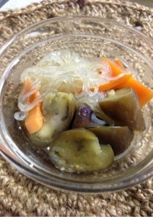 簡単！お茄子と人参の煮浸し-レシピのメイン写真