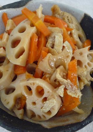 簡単！蓮根のきんぴら☆ﾐ-レシピのメイン写真