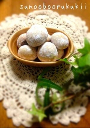 スノーボールクッキー-レシピのメイン写真
