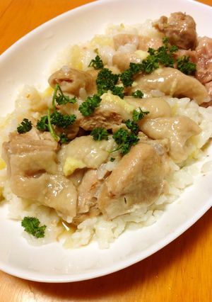 炊飯器で作る タイ風 チキンライス-レシピのメイン写真