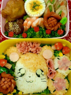カンタンキャラ弁ハム太郎-レシピのメイン写真