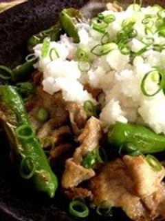カリカリ豚とししとうのおろしポン酢-レシピのメイン写真