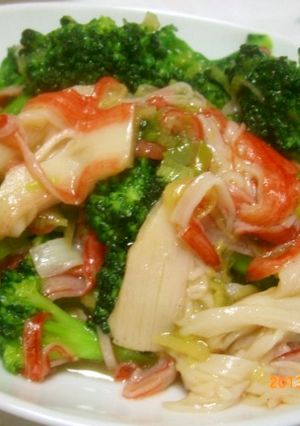 カニカマとブロッコリーのうま煮～♪-レシピのメイン写真