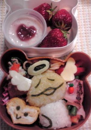 パパッと簡単キャラ弁★天使なめこ♪-レシピのメイン写真