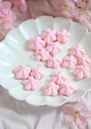 * 春の香り ♡ 桜メレンゲクッキー♪-レシピのメイン写真